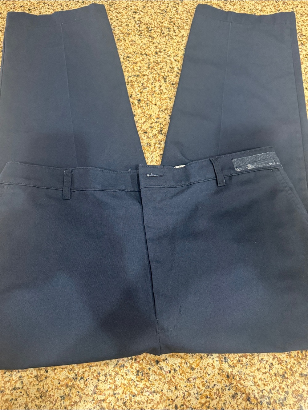 Men's Navy Dress Pants - Classic Flat Front 
Red Kap  40 x27